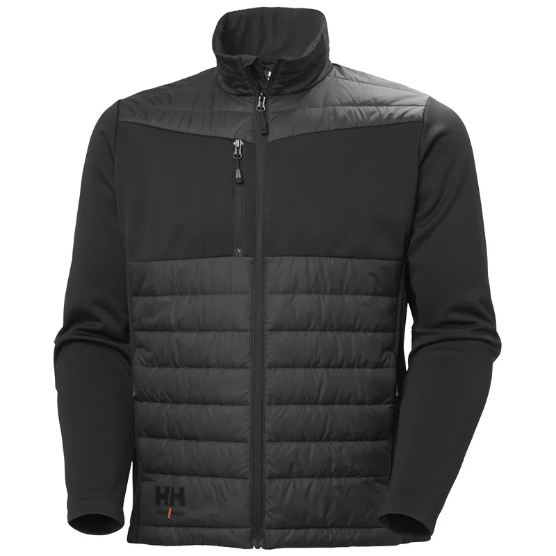 Črna hibridna jakna Helly Hansen Oxford