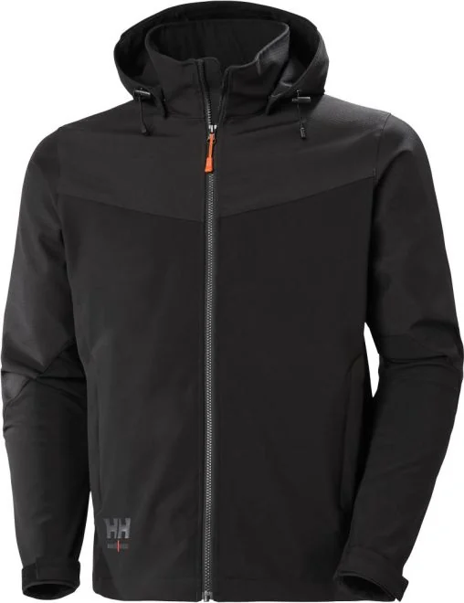 Softshell jakna s kapuco Oxford 74290 – Črna
