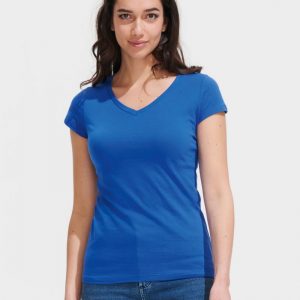 ženska  V-Neck T-Shirt MOON