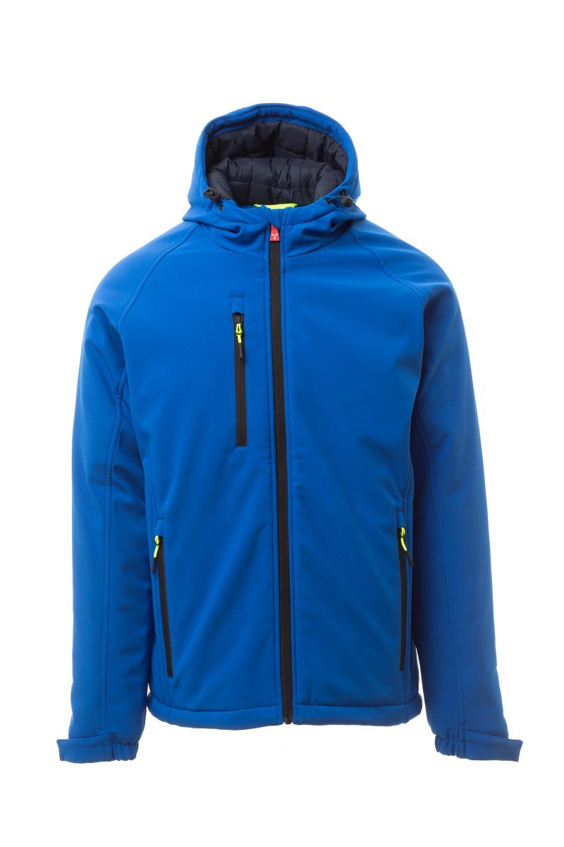 Moška softshell jakna GALE PAD – Kraljevsko modra / Mornarsko modra