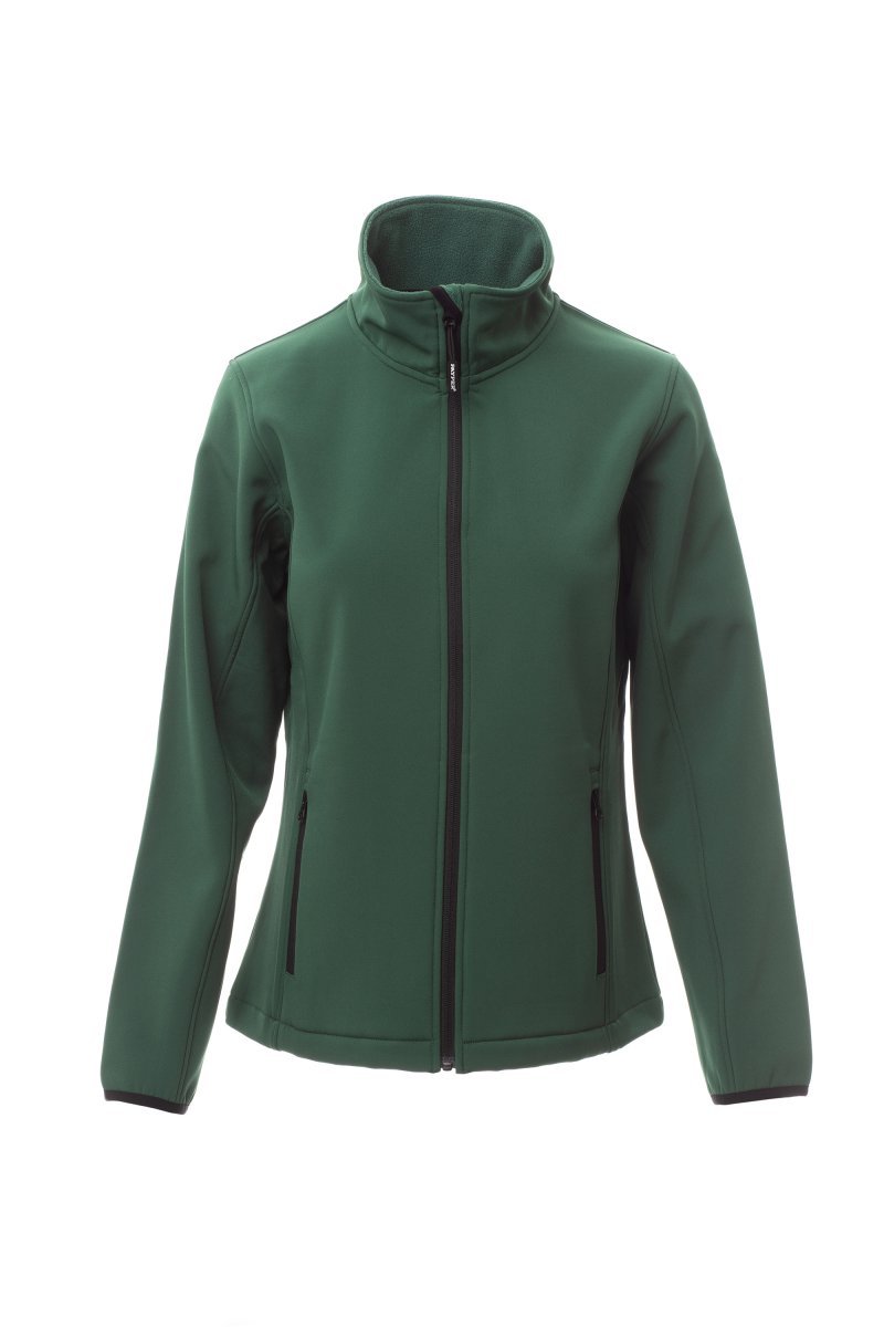 Ženska softshell jakna PERTH LADY – Zelena