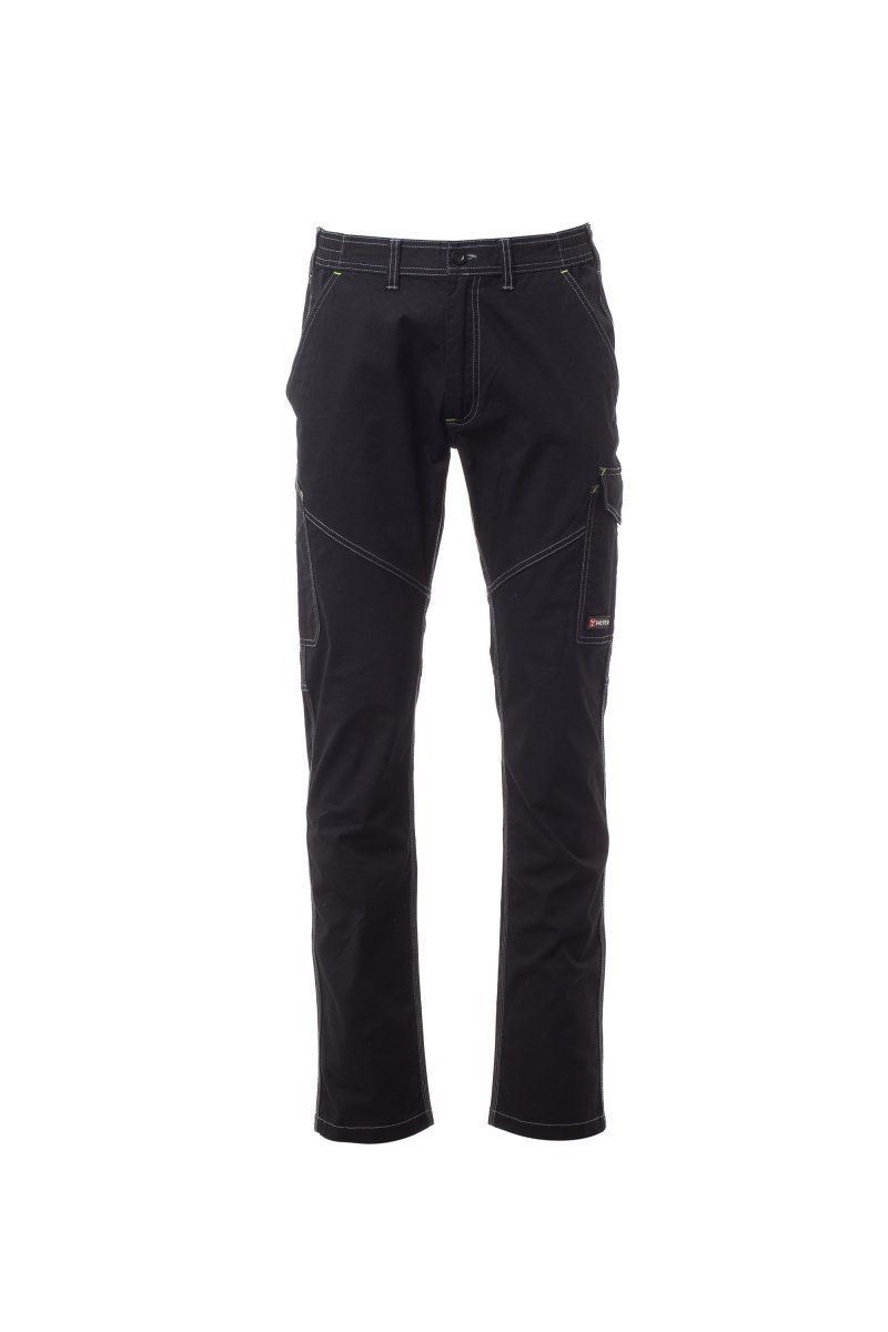 Poletne raztegljive hlače WORKER STRETCH SUMMER – Črna