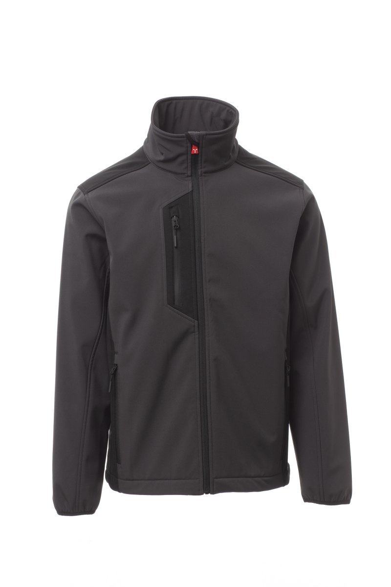Moška softshell jakna GALWAY – Antracitna / Črna