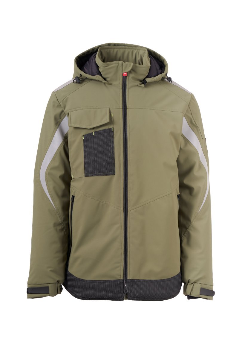 Moška softshell jakna WONDER LITE PAD – Vojaško zelena / Črna