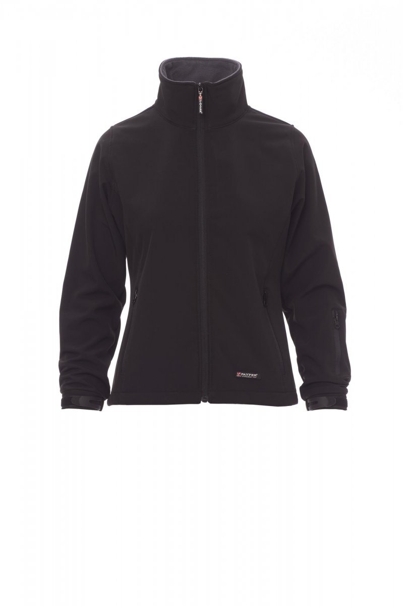 Ženska softshell jakna SUNNY – Črna
