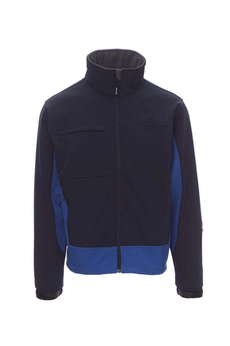 Moška softshell jakna STORM – Mornarsko modra / Kraljevsko modra