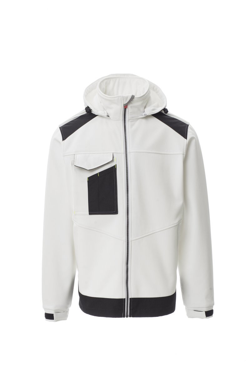 Moška softshell jakna PERFORMER 2.0 – Bela / črna
