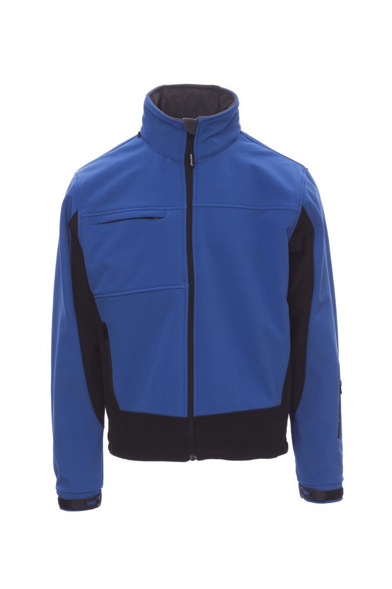 Moška softshell jakna STORM – Kraljevsko modra / Črna