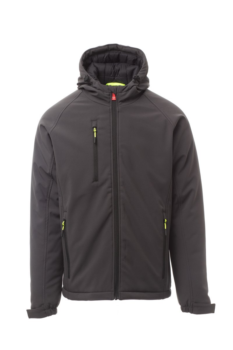 Moška softshell jakna GALE PAD – Antracitna / Črna