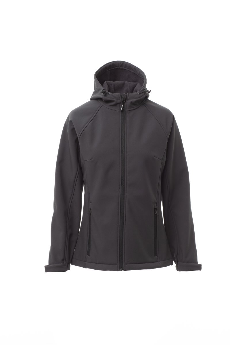 Ženska softshell jakna GALE LADY – Antracitna