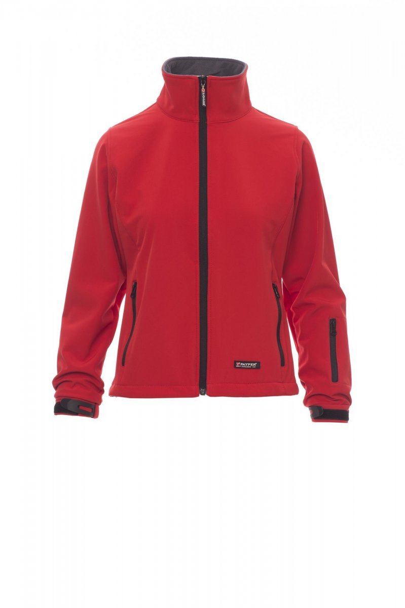 Ženska softshell jakna SUNNY – Rdeča