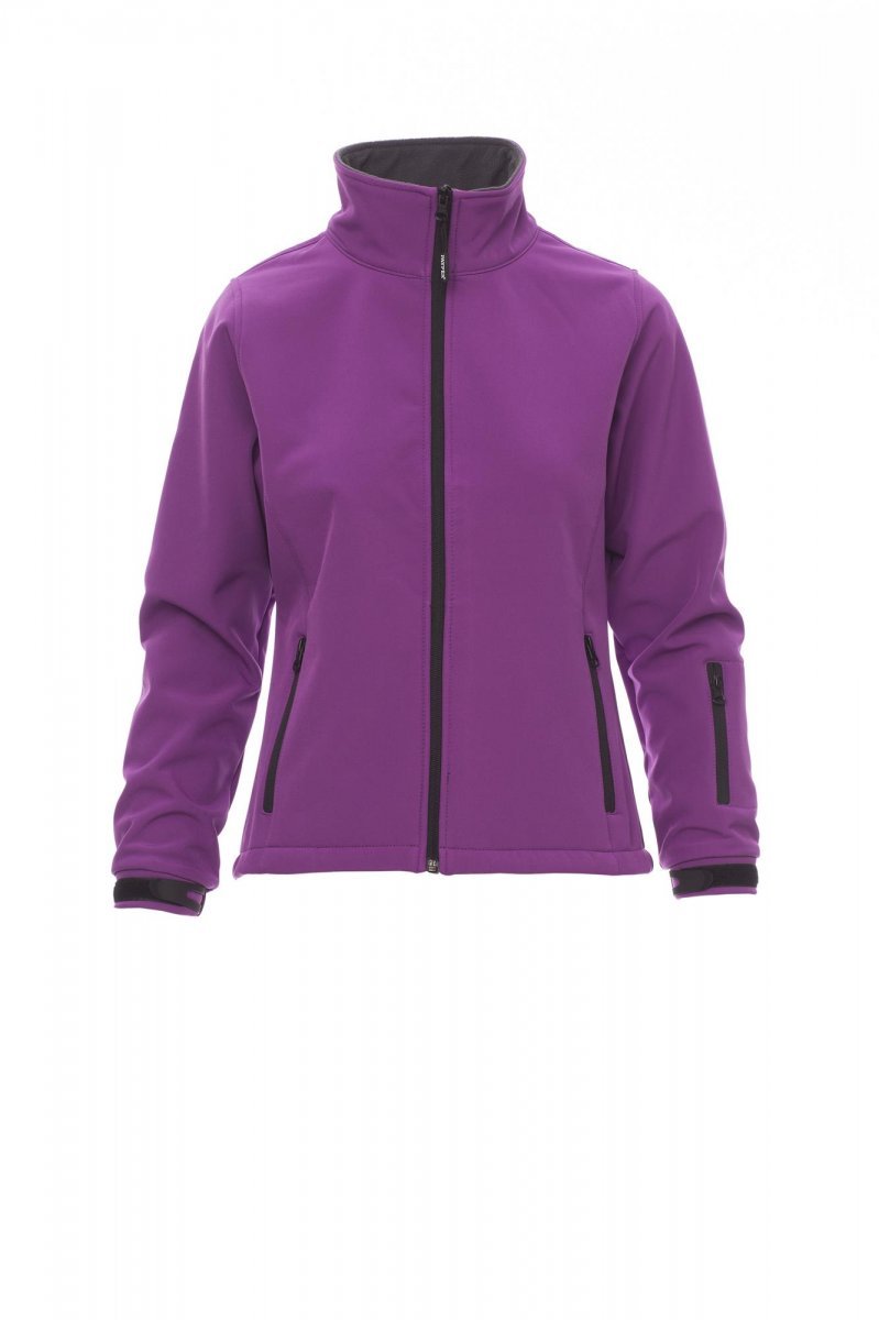 Ženska softshell jakna SUNNY – Svetlo vijolična