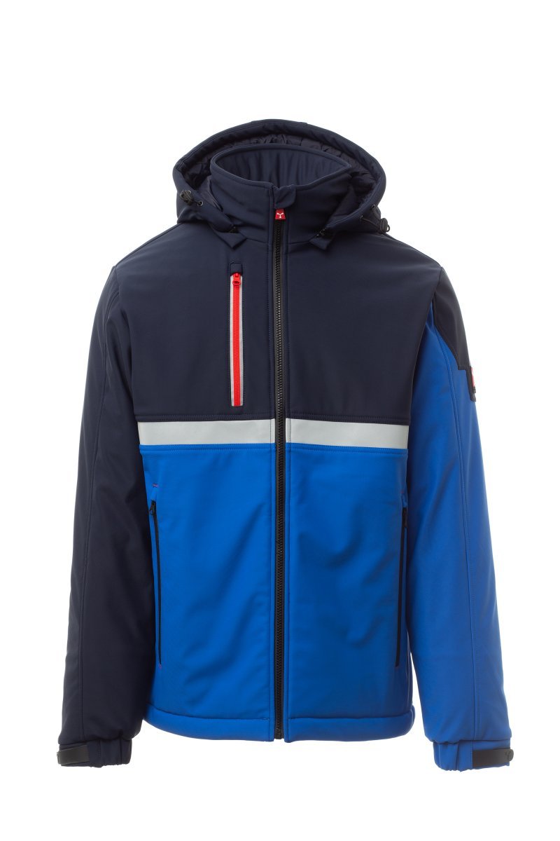 Moška softshell jakna WISE PAD – Kraljevsko modra / Mornarsko modra