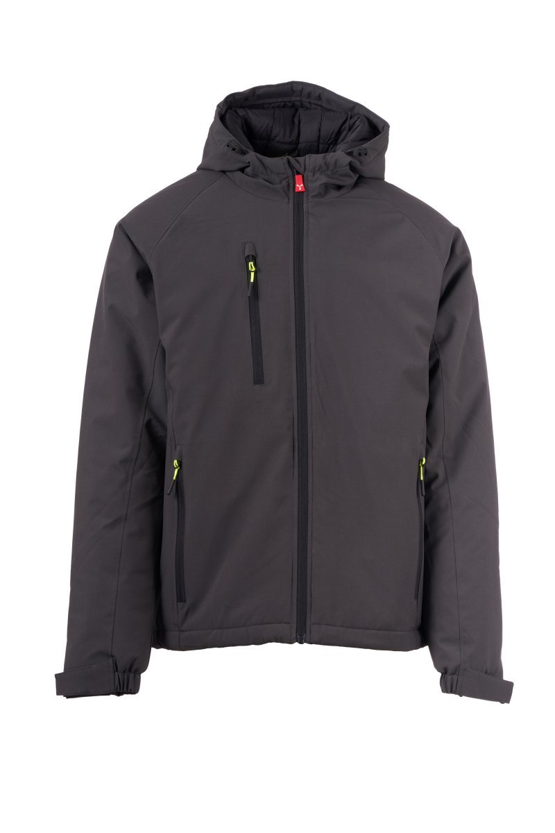 Moška softshell jakna GALE ULTRALITE PAD 140 – Antracitna / Črna