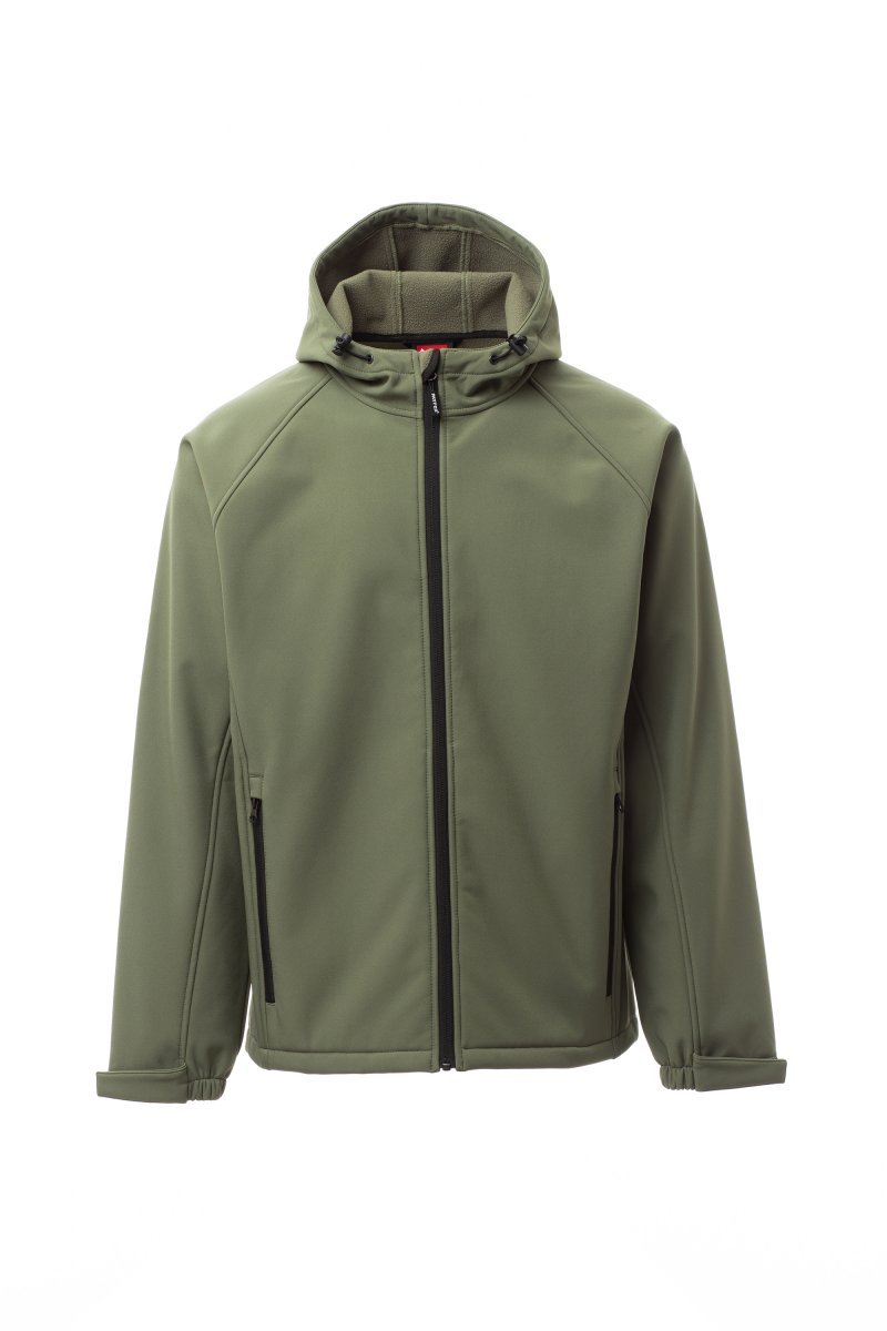 Moška softshell jakna GALE – Vojaško zelena