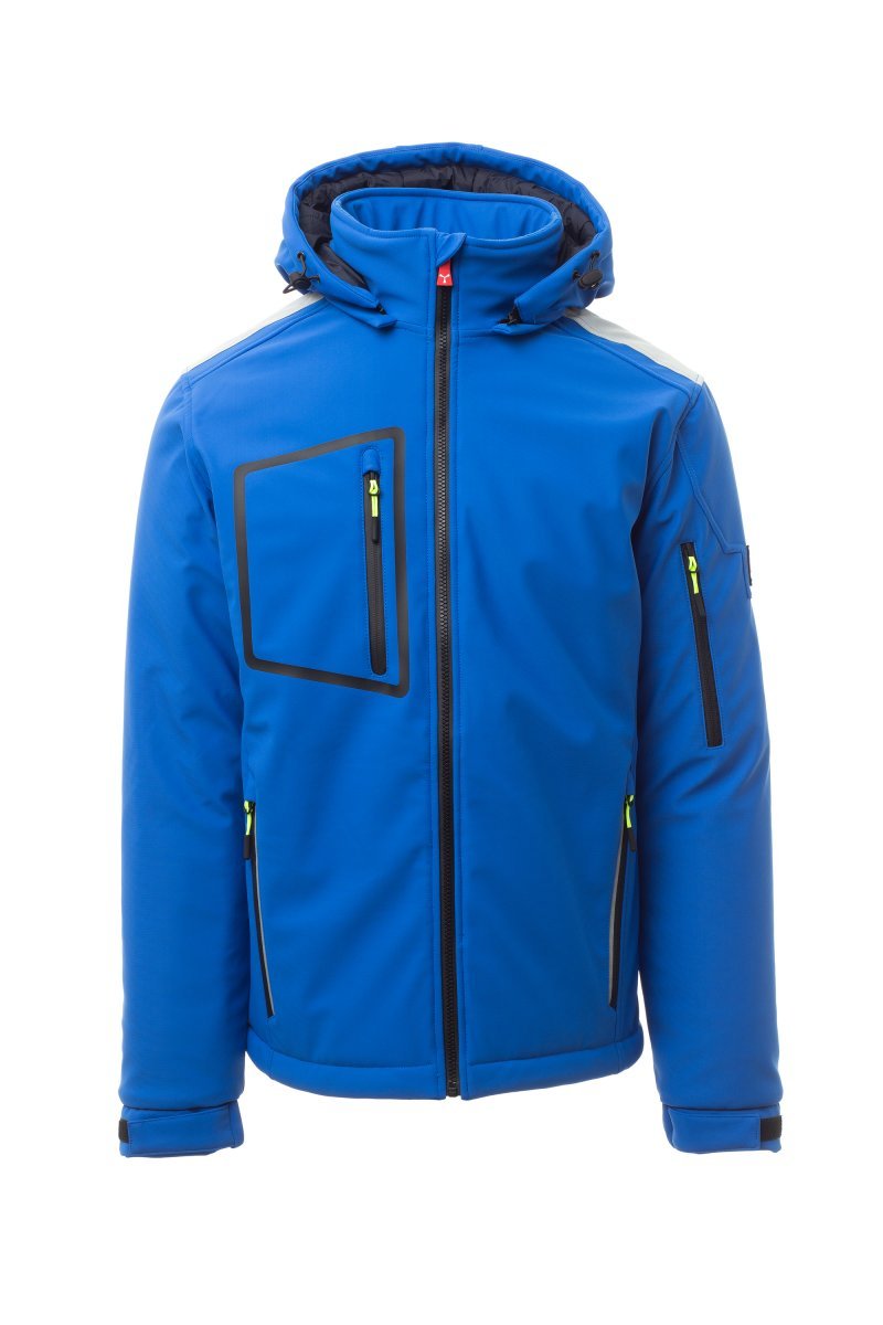 Moška softshell jakna STREAM PAD – Kraljevsko modra / Mornarsko modra