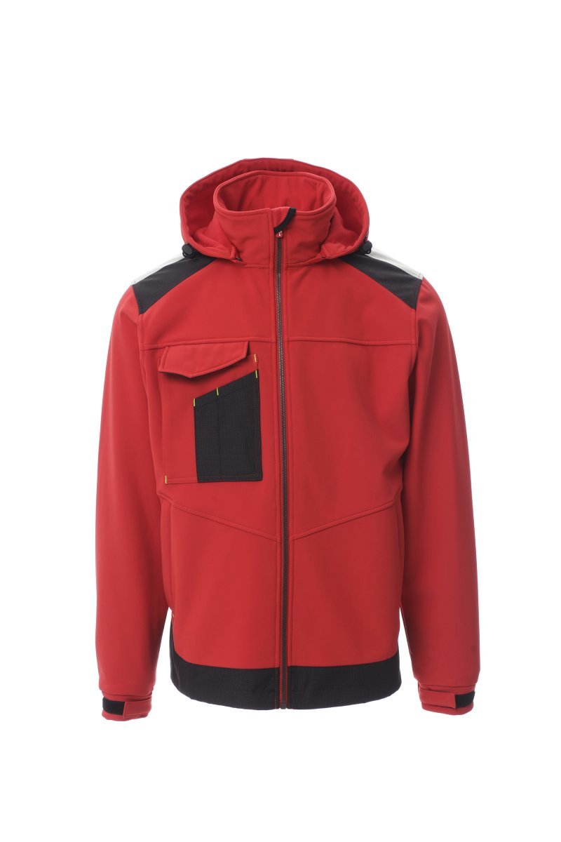 Moška softshell jakna PERFORMER 2.0 – Rdeča / Črna