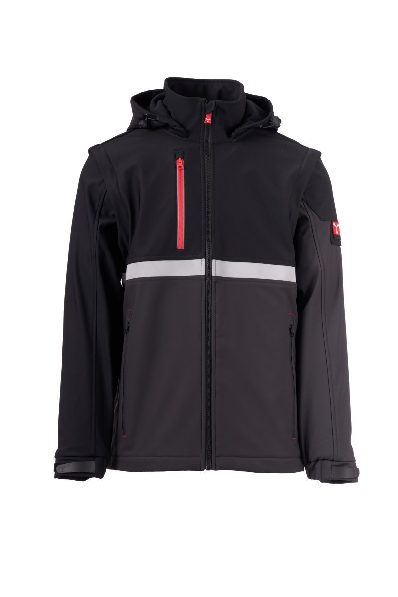 Moška softshell jakna WISE 2IN1 – Antracitna / Črna