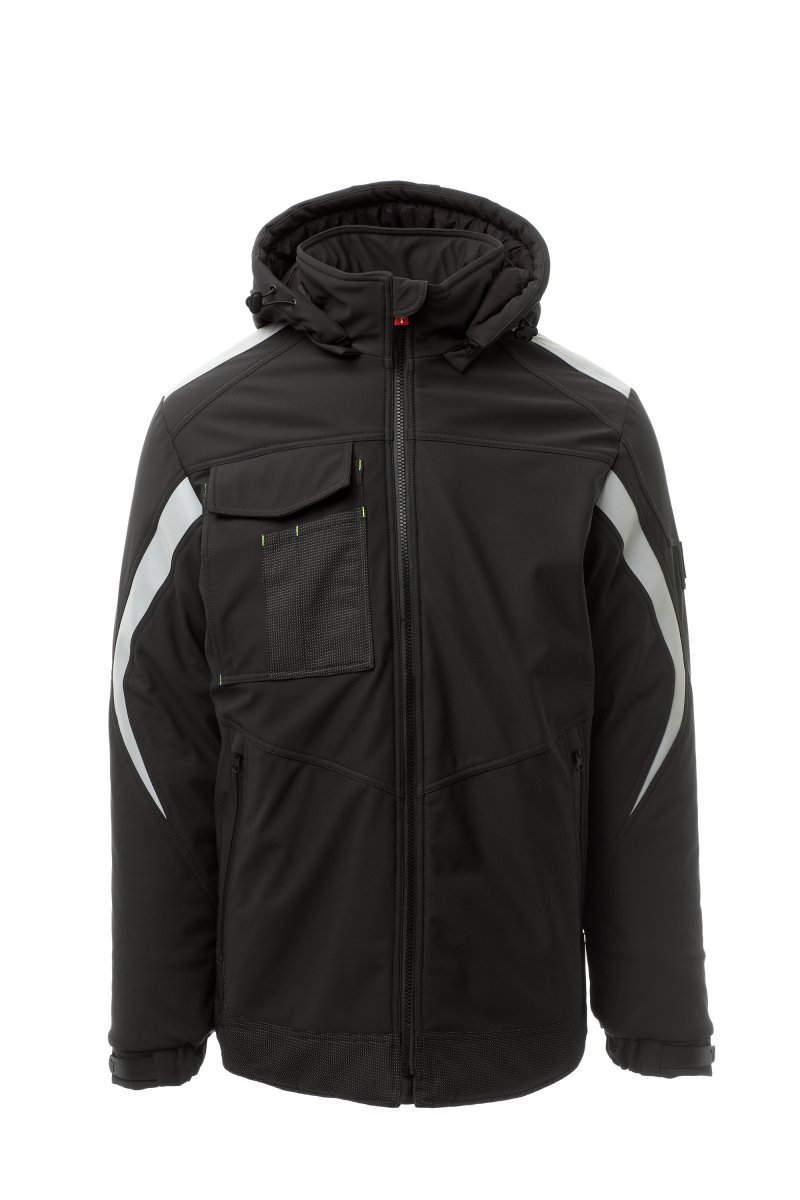Moška softshell jakna WONDER PAD – Črna / Črna