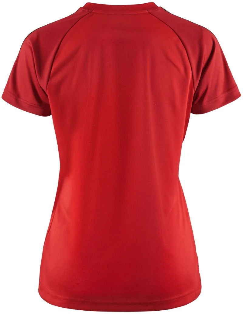Craft Squad Go Contrast Jersey – ženski – živo rdeča / Express – zadaj