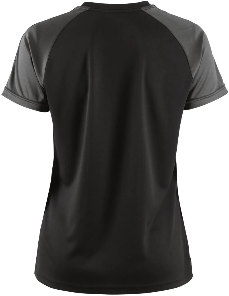 Craft Squad Go Contrast Jersey – ženski – črna / Granite – zadaj