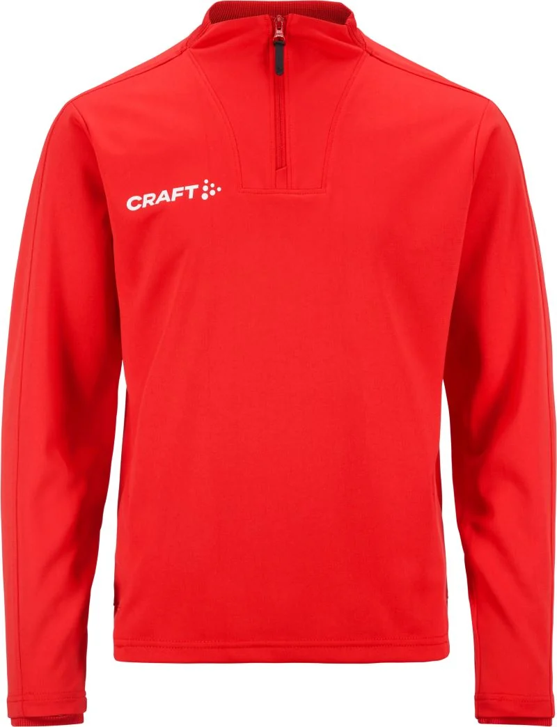 Craft Evolve 2.0 Half Zip – otroški – živo rdeča