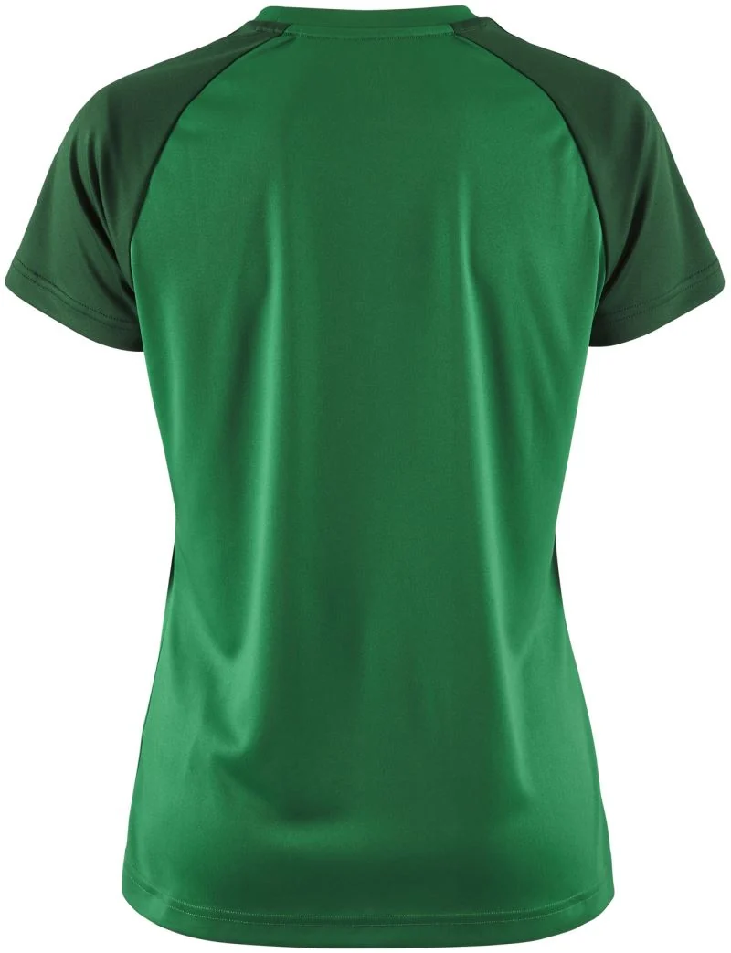 Craft Squad Go Contrast Jersey – ženski – ekipno zelena / Ivy – zadaj