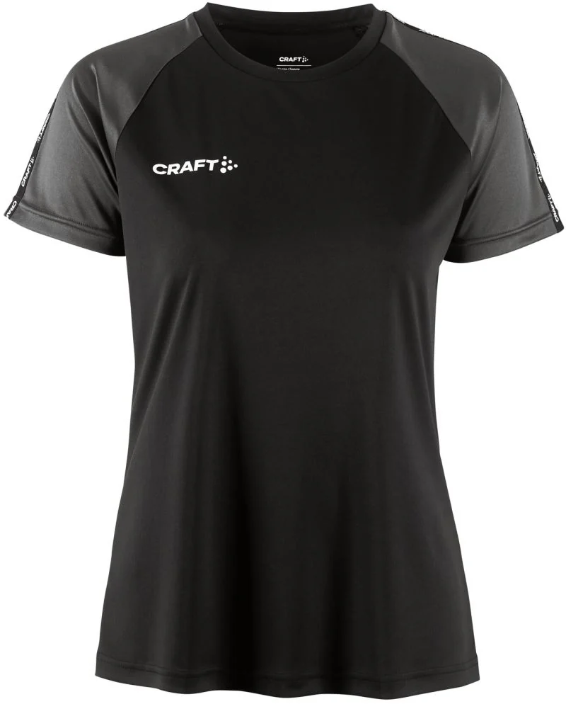 Craft Squad Go Contrast Jersey – ženski – črna / Granite