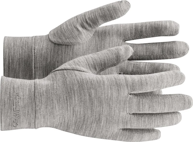 Craft Essence Wool Light Glove – siva melirana