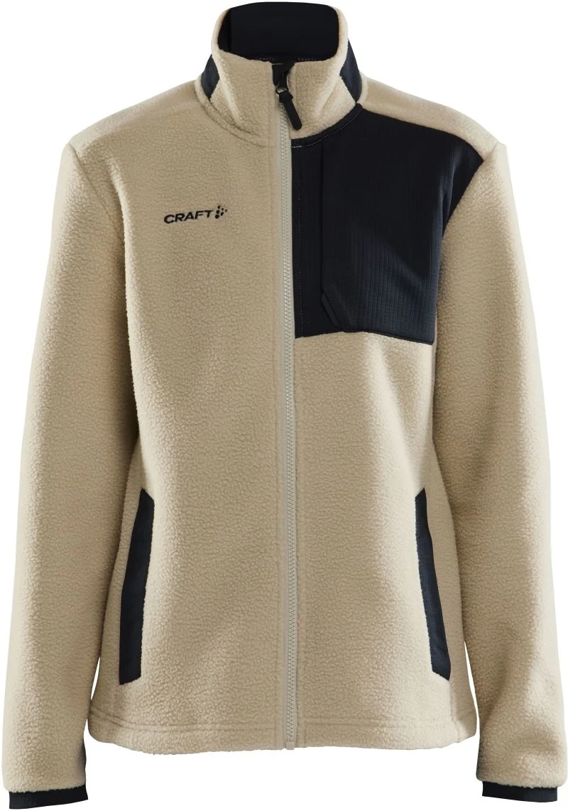 Craft ADV Pile Fleece Jacket – ženski – ecru / črna