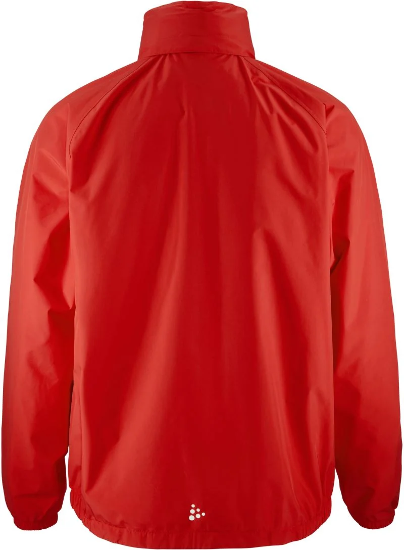 Craft Evolve Rain Jacket – moški – živo rdeča – zadaj