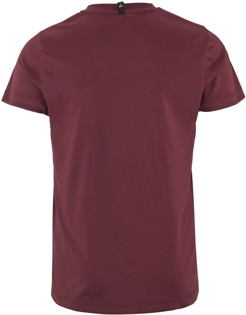 Craft Squad Go Jersey Solid – otroški – Maroon – zadaj